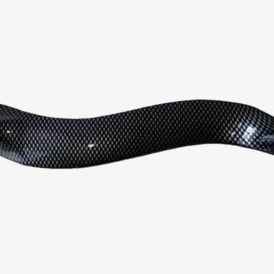 Advanced / Professional Design 4/4 Violin & 14" Viola Shoulder Rest Sculpted Carbon Fiber-Look Lightweight, Durable, Elegant and Dashing! image 1
