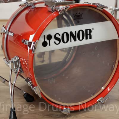 Sonor Signature Heavy Beech – Signal Red – Fully Restored – 10/12/13/14/15/20 image 6