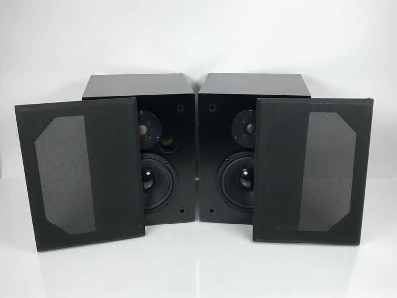 Vintage Audio Research ROR Speakers Bookshelf Monitor Wood Cabinets image 1