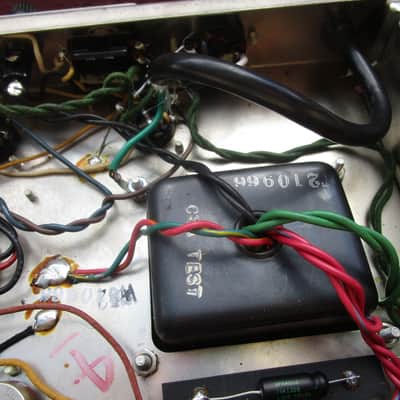 Fender early 1966 AB165 Blackface Bassman head CLEAN image 15
