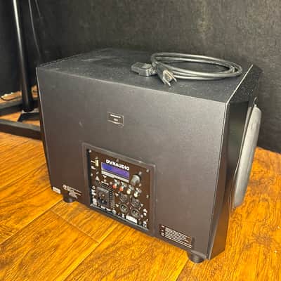 Dynaudio 18S Ultra-Low Dual 9.5" 500-Watt Active Subwoofer Speaker 2010s - Black image 4