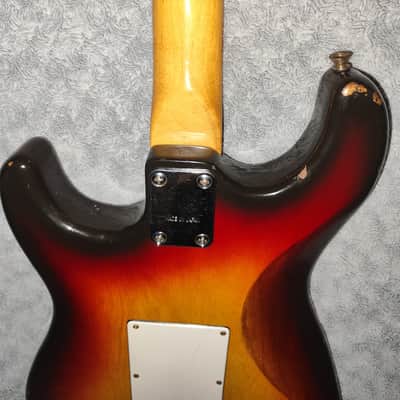 Guitare Electrique Vintage Cimar 1940 DM 388 1970s - Sunburst image 11
