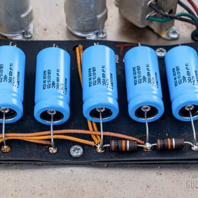 1966 Fender Vibrolux Reverb Black Panel Vintage Tube Amp w/ Jensen C10N, Ftsw image 19