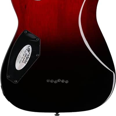 Schecter Omen Extreme-6 Electric Guitar, Blood Burst image 4