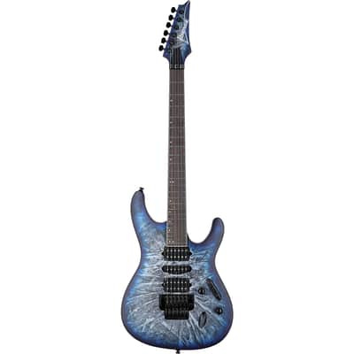 Ibanez S770 Electric Guitar (with Gig Bag), Cosmic Blue Frozen Matte image 4