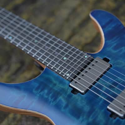 Mayones Aquila Elite S7 Baritone - Infinite Blue Gloss image 10
