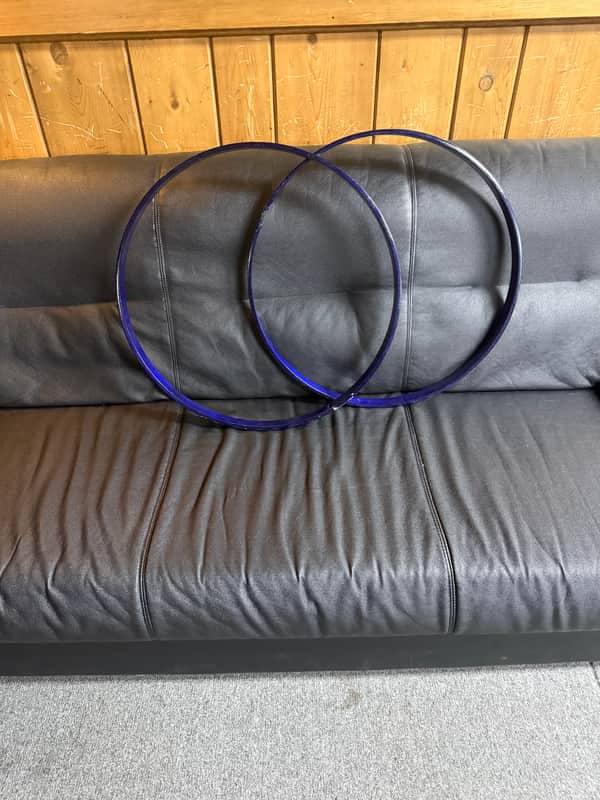 Premier 22" Bass Drum Hoops - Purple image 1