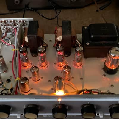 Vintage Knight Tube Integrated Stereo Amplifier 1950's Mullard Tubes image 2