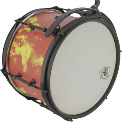 SJC Drums Josh Dun "The Ned" 10x7 Rack Tom Drum - Inferno Custom Wrap image 3