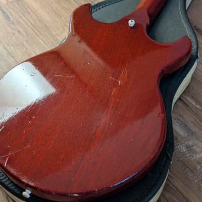 1965 Gibson Melody Maker D Double Pickup Electric Guitar Cherry With Case image 20