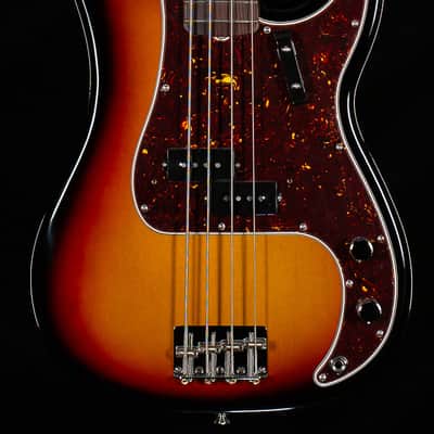 Fender American Vintage II 1960 Precision Bass Rosewood Fingerboard 3-Color Sunburst (746) image 3