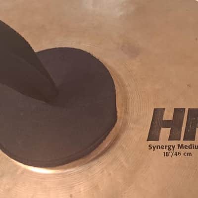 Sabian 18"  HHX Synergy Medium hand crash Cymbals (pair) concert marching 2000's image 4