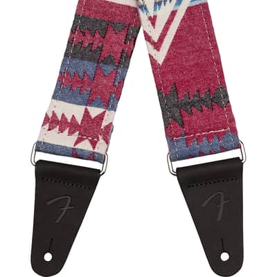 Fender 2" Zion Strap, Red Aztec image 3