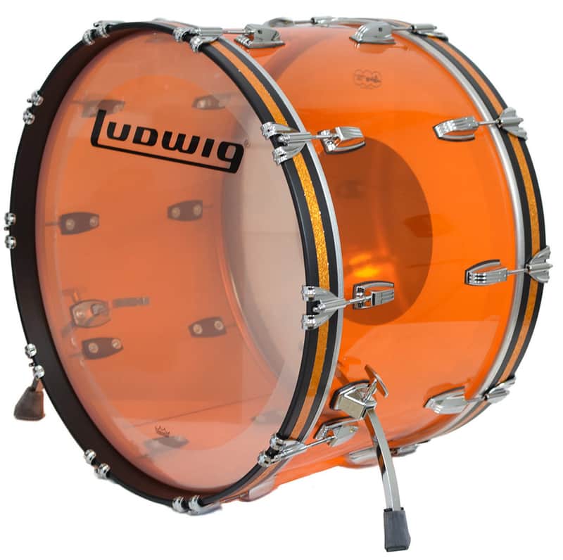 Ludwig Vistalite Bass Drum 24"x14" L8264LX47 image 1