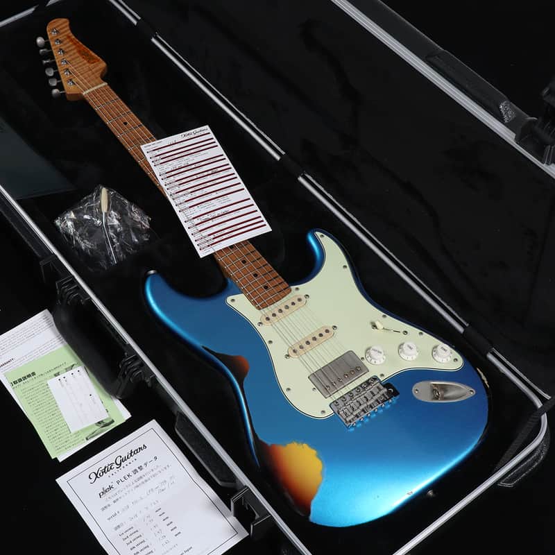 XOTIC XSC-AH Allen Hinds Model Lake Placid Blue over 3-Tone