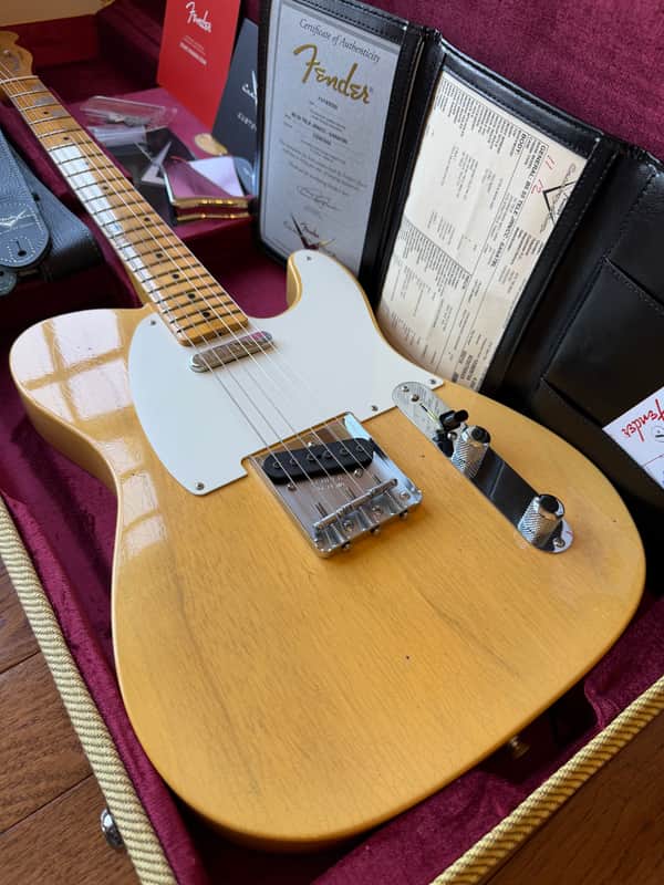 2025 Fender Custom Shop ‘55 Telecaster B5 Journeyman - Aged Natural Blonde image 1