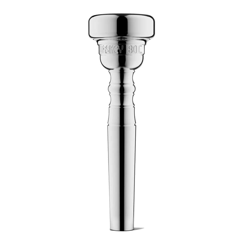 Laskey 80C Classic Trumpet Mouthpiece in Silver Plate - Standard Shank image 1