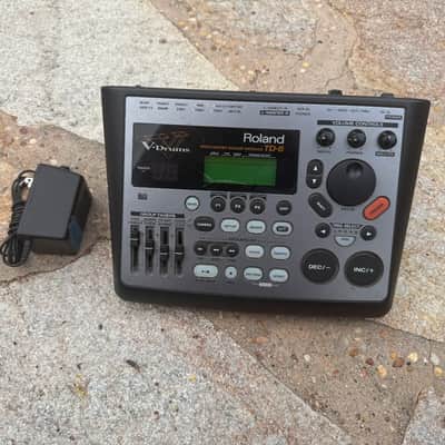 Roland td-8 Drum Module Brain td8 - DISCOUNTED - CRACK ON PLASTIC COVER image 3