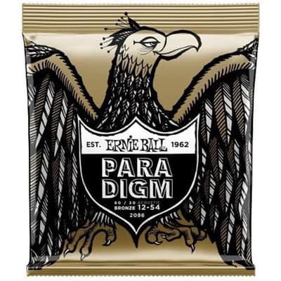 Ernie Ball Paradigm Medium Light 80/20 Bronze Acoustic Strings, .012-.054 image 1