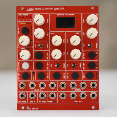 ADDAC System ADDAC402 4 Voice Heuristic Rhythm Generator Eurorack Module #58944 image 2