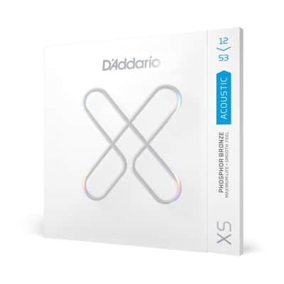 D'Addario XS 12-53 Light, Phosphor Bronze Acoustic Guitar Strings image 2