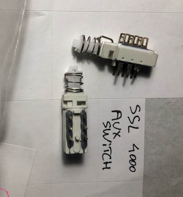 Solid State Logic 4000 AUX switches image 1