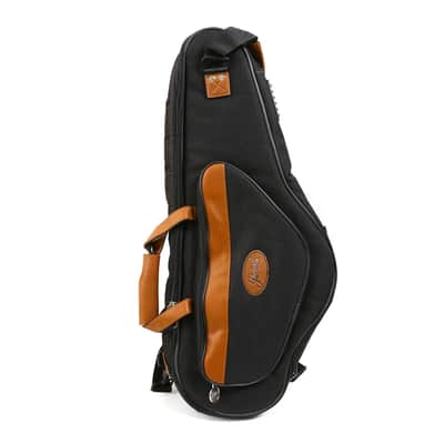 Lightweight Alto Saxophone Case – Durable Fabric Sax Bag with Shoulder Straps & Leather Handle image 2