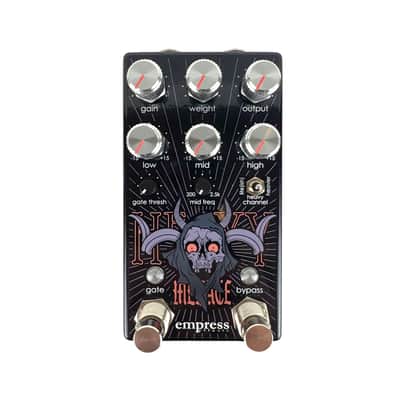 Empress Effects Heavy Menace Limited Edition Distortion Pedal, Blue Purple Sparkle image 4