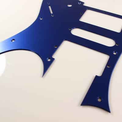Blue Anodized Aluminum pickguard fits Ibanez (tm) RG550 Jem RG HSH image 6