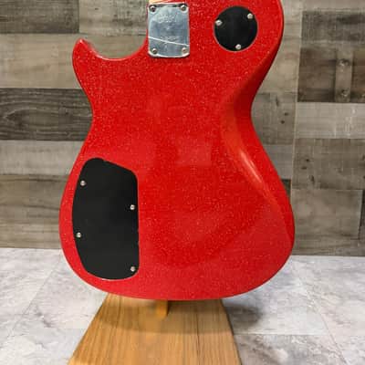 Cort Manson MBM-2 Matt Bellamy  Electric Guitar w/ Sustainiac - Red Sparkle image 5