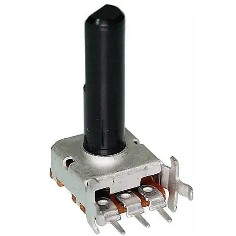 Fender 004-1913-049 250K 10A Audio Taper D-Shaft Snap-In Amp Potentiometer Bild 1
