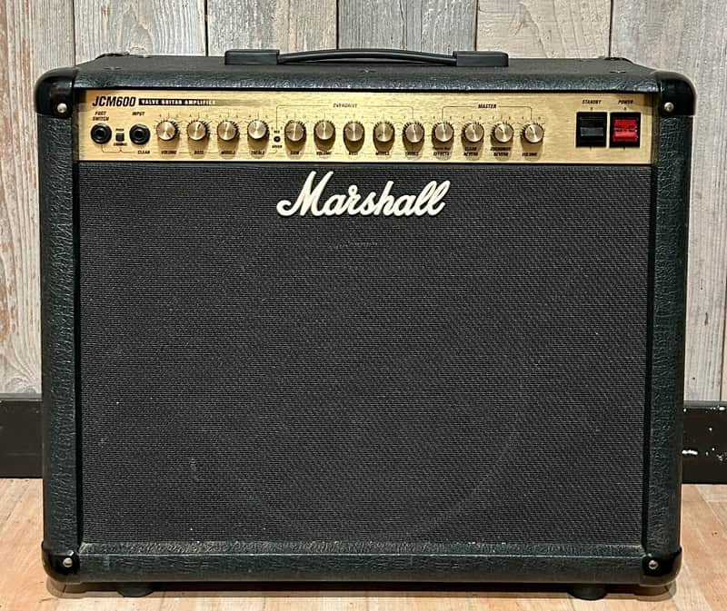 1998 Marshall JCM 600 Model 601 60-Watt 1x12 Guitar Combo - Black, Killer Tube Amp Combo, Made In England ! image 1