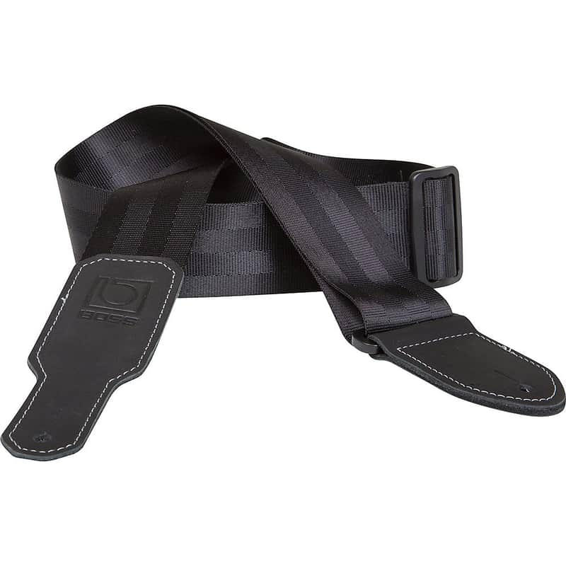 Boss BSB-20-BLK 2" Seatbelt Guitar Strap image 1