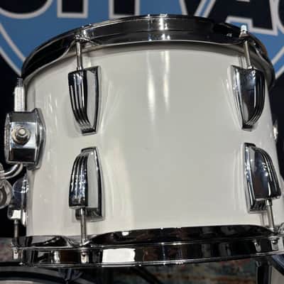 Ludwig Late 1970s Classic Maple Drum Set 22", 16", 13", 12", 10", White Cortex image 15
