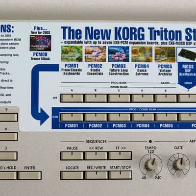 Korg Triton Studio 76 key Workstation - as new, with upgrades image 2