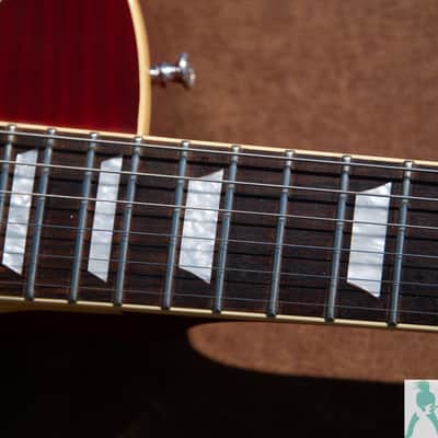 Burny RLG-105 '59 Les Paul Standard Style Single Cut - 2010's - Vintage Sunburst (VSB) - Pro Set Up w Perfect Frets/Action/Intonation! $ image 10