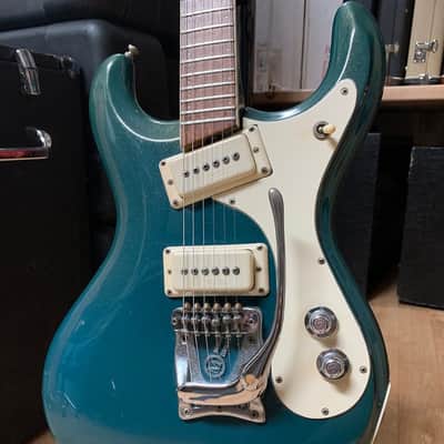 Mosrite V88 1988 Diamond Blue, Signed image 1