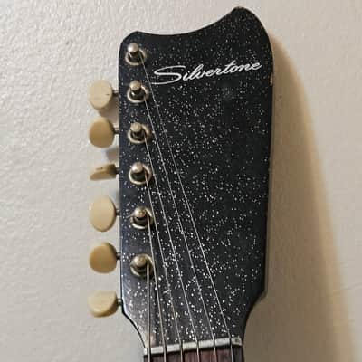 Silvertone 1448 1962 - Black sparkle image 5