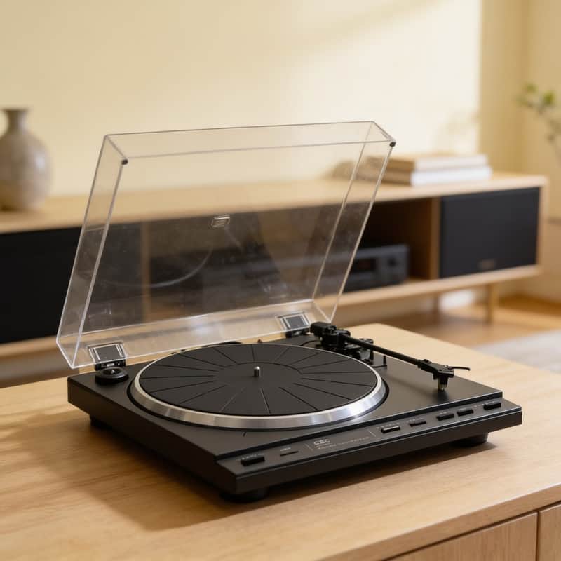 C.E.C. ST-540 QUARTZ Rare Vintage Turntable Working Direct Drive Warranty image 1