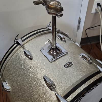 Slingerland 20x14 Bass Drum 1970s - Silver Sparkle image 2