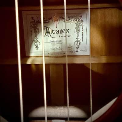 Alvarez DYM66HD Yairi Honduran Masterworks Dreadnought Acoustic Guitar - (DYM66HD_04) image 10