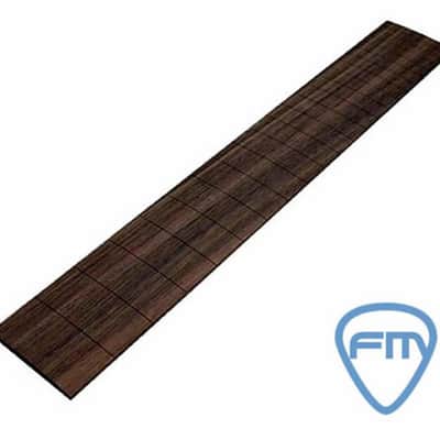 Fratermusic Slotted ROSEWOOD Fingerboard for GUITAR 24.75"   12" Radius  Fretboard image 2