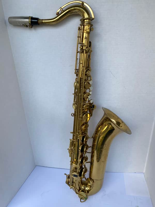 Vintage Silvertone Tenor Saxophone with Mouthpiece, Hard Case – Ready to Play 🎷 image 1
