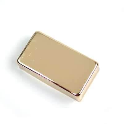 Metal Regular Humbucker Pickup Cover No Pole holes ,Gold Plated image 1