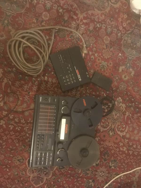 Fostex Model 80 8track 1/4" Reel to Reel Analog Tape Recorder w/ Remote and Foot Pedal image 1