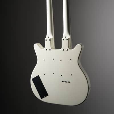 Danelectro Doubleneck 6/12 Electric Guitar - White Pearl image 8