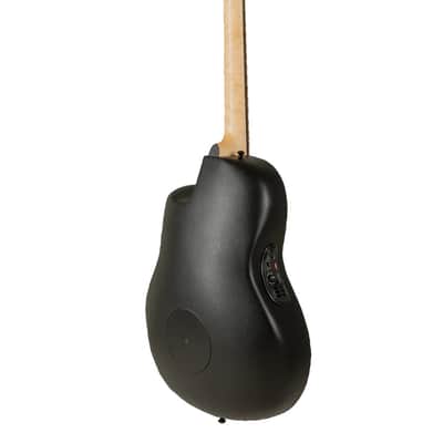 Ovation Pro Series Elite TX E-Acoustic Bass B778TX-5, Black Textured (B778TX-5-G) image 5