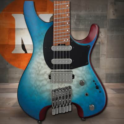 Ibanez Q Standard 6 String Electric Guitar - Blue Sphere Burst Flat (QX54QMBSM) image 1