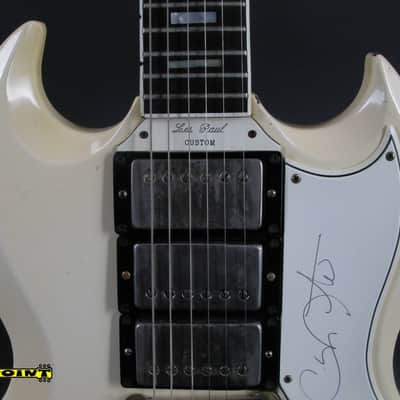 Gibson SG Custom   ex. Carlos Santana  1961 White image 7