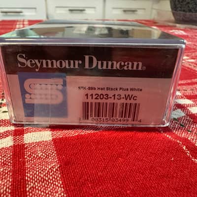Seymour Duncan STK-S9b Hot Stack Plus Strat Bridge Pickup 2010s - White image 4